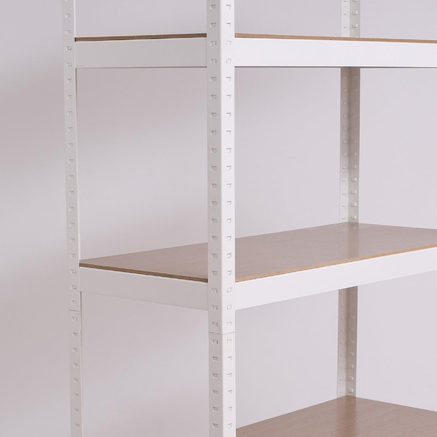 5 Tier Metal Garage Shelving, Adjustable Kitchen Storage Shelves, Steel Garage Storage Shelves, Heavy Duty Industrial Storage Rack, Shelving Unit Bookshelf Utility Shelf for Warehouse Pantry Closet