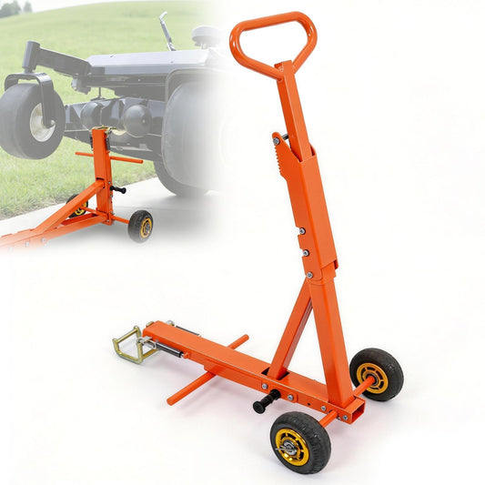 800 Lb Lawn Mower Lift Jack, Foldable Heavy Duty Zero Turn Mower Jack