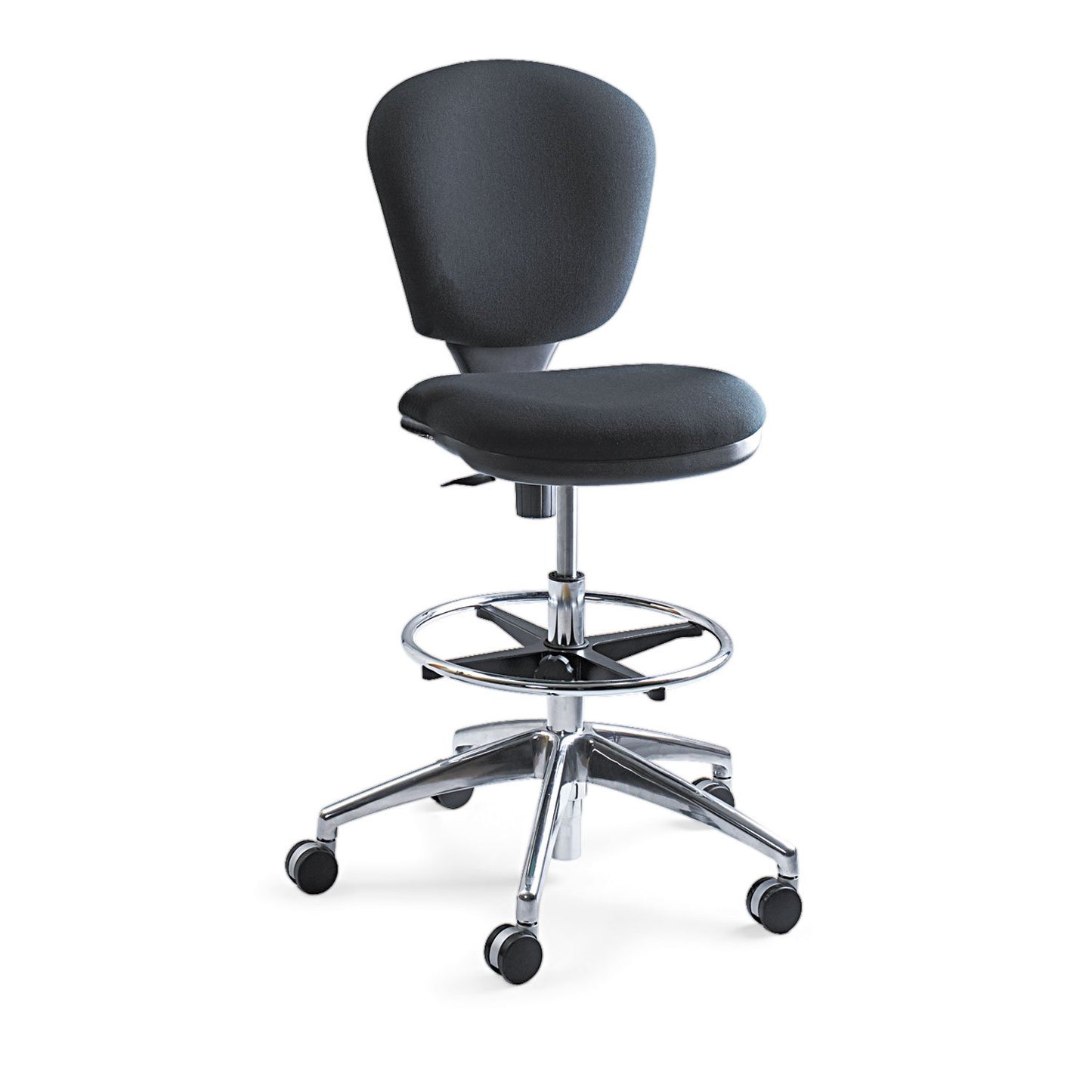 Safco Metro Ergonomic Office Chair, Extended-Height, Adjustable with Swivel Base, Padded, Black