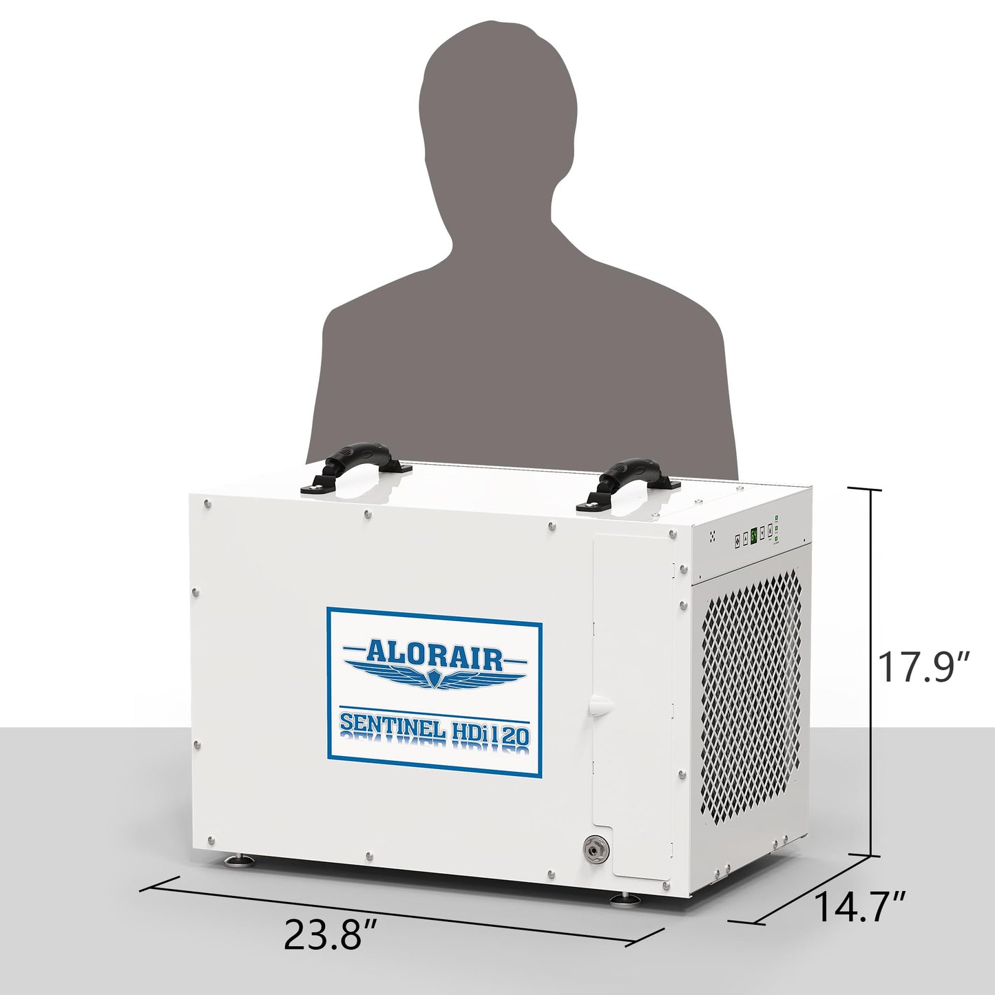 ALORAIR Sentinel HDi120 Commercial Dehumidifier with Pump, 235 Pints Whole Homes Dehumidifier for Crawl Spaces, Basements, up to 3,300 sq. ft. cETL