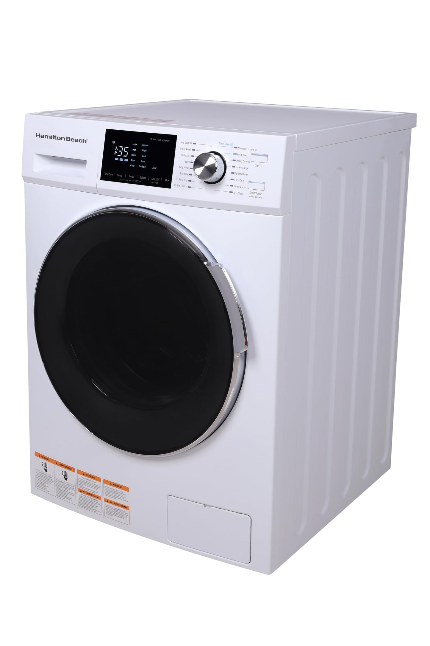 HAMILTON BEACH Washer and Dryer Combo 2.7 cu ft - White