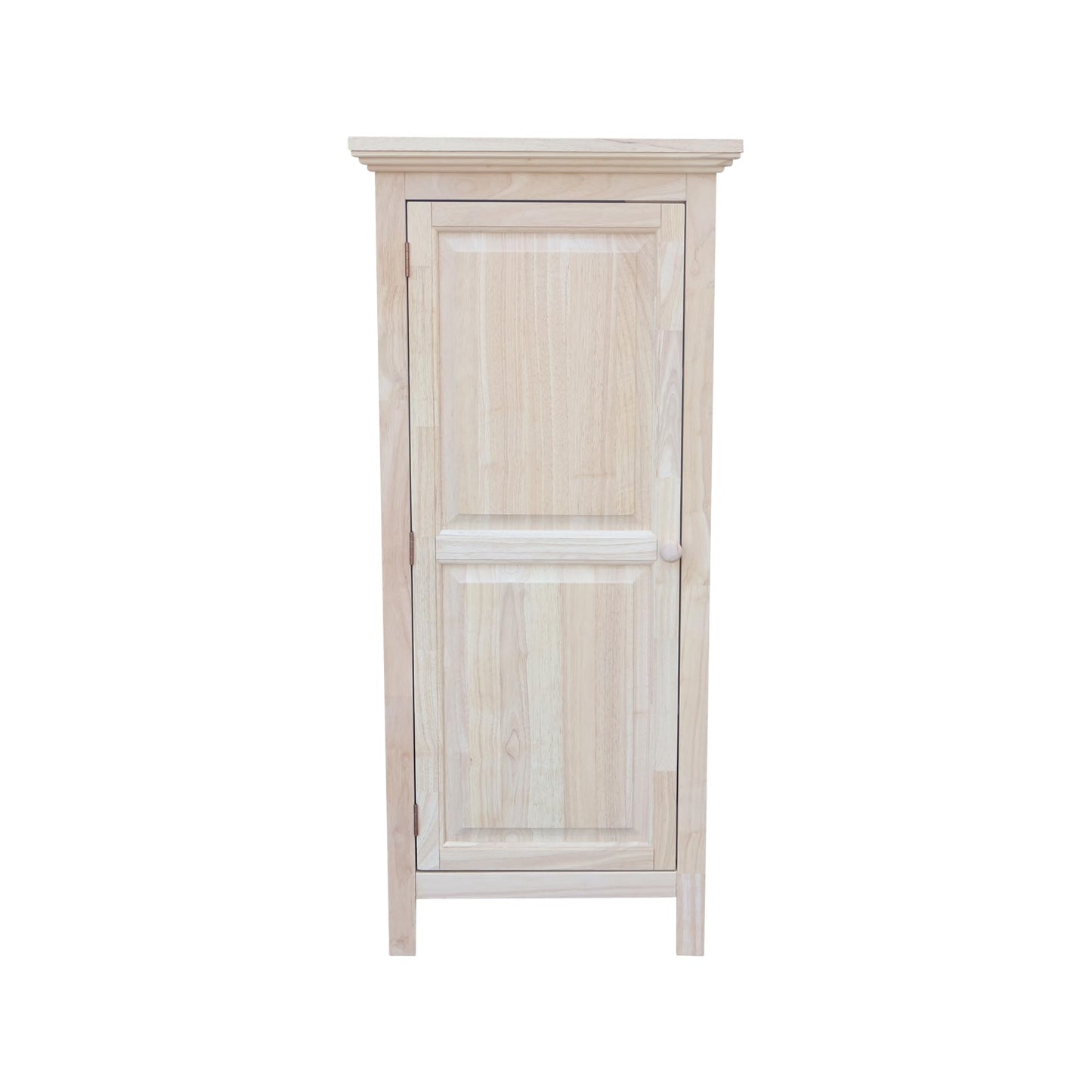Single Jelly Cabinet, Solid Parawood Construction, 22.8"W x 12.5"D x 51"H, Easy Assembly, Kitchen Pantry Storage Cabinet