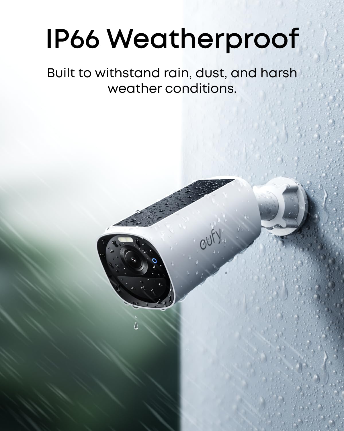 eufy Security eufyCam E40 4-Cam Kit, Solar Security Camera, 2K MaxColor Night Vision with Integrated Solar Panel, Built-in 16GB Local Storage, No Monthly Fee, Easy Set-up, IP66