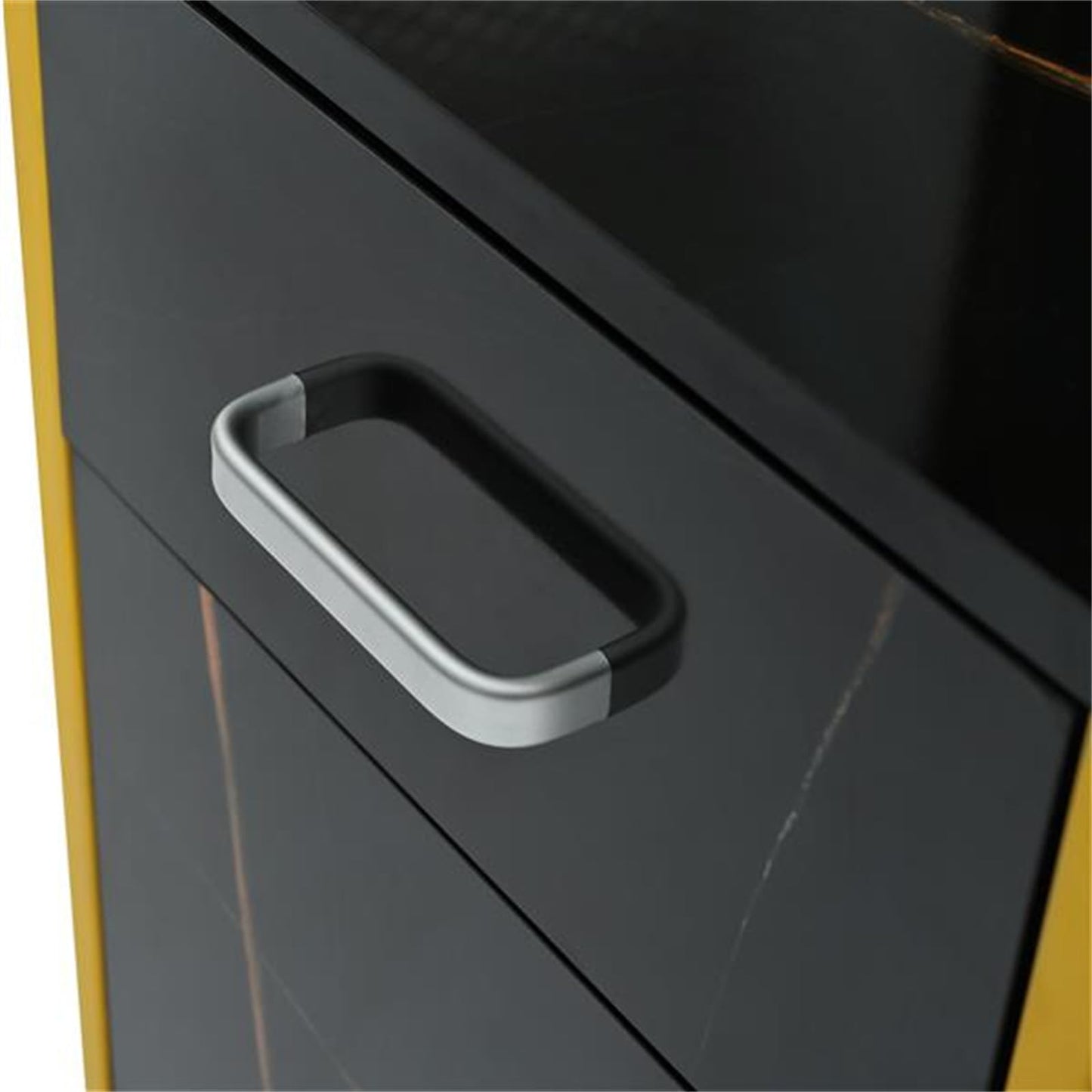CUIYMXSC Salon Storage Cabinet, Versatile Salon Stations with Locking Drawers and 3 Hair Dryer Holder, Salon Storage Trolley Cart, Beauty Barber Salon Styling Station Organizer Equipment