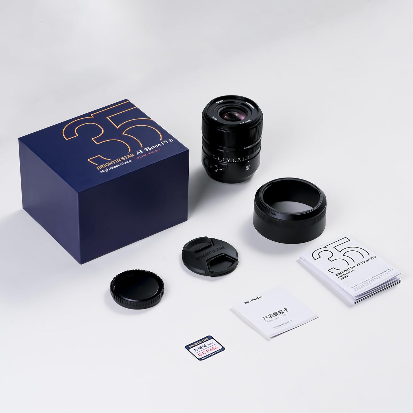 Brightin Star AF 35mm F1.8 Lens for Nikon Z-Mount Mirrorless Camera, Full Frame STM Auto Focus Large Aperture Prime Lens for Z9 Z8 Z7I Z7 Z6III Z6I Z6 Z5 ZF Z30 Z50 ZFC