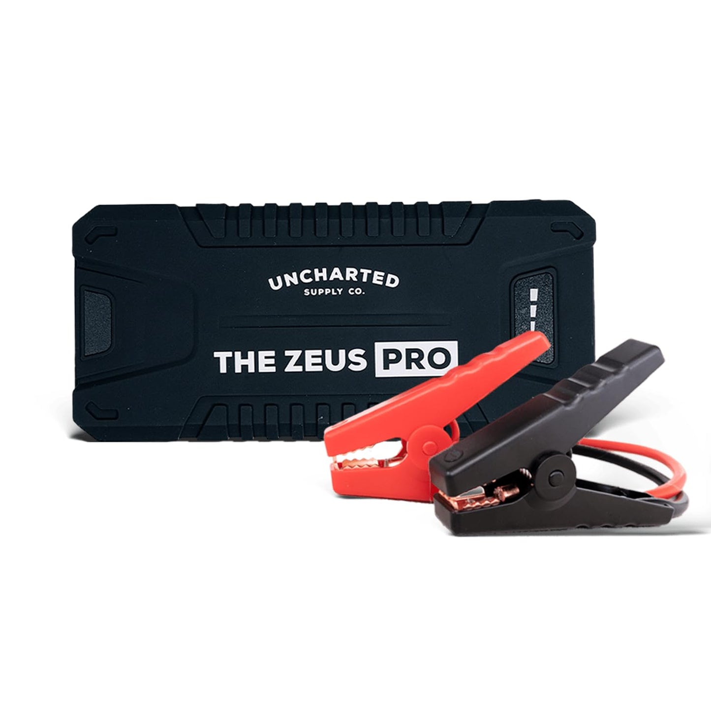 Uncharted Supply Co. Zeus Pro Jump Starter - 1000A 12V Battery Booster Pack, 20000mAh USB-C Power Bank, LED Flashlight, Smart Jumper Cables, Carry Case