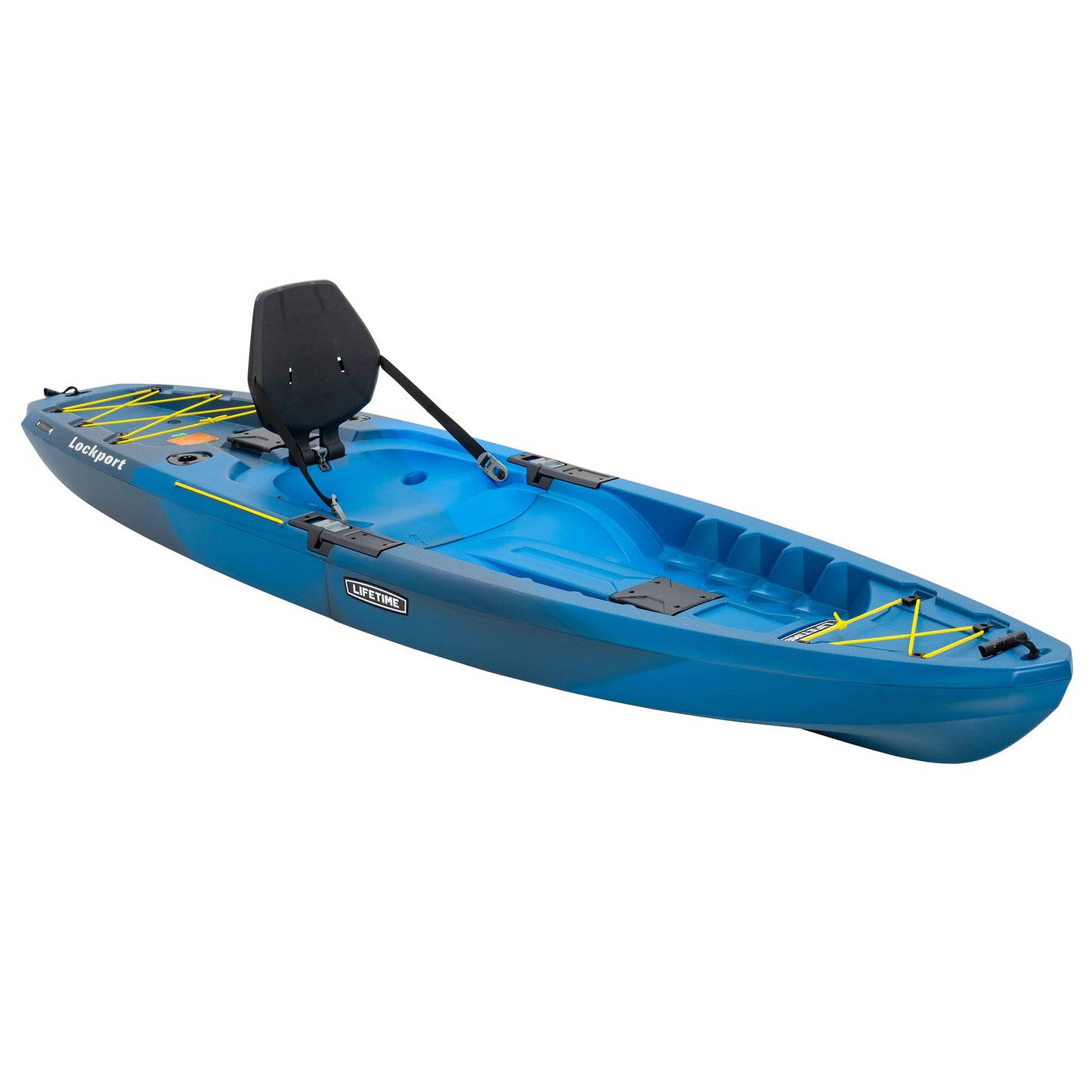 Lifetime Lockport 94 Modular Sit-on-Top Kayak, Two-Piece Design with SlideLock System, Rod Holders, Adjustable Seat
