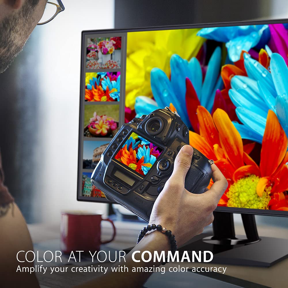 ViewSonic VP2768 PRO 27" 1440p Monitor with 100% sRGB Rec 709 14-bit 3D LUT and Color Calibration for Photography and Graphic Design