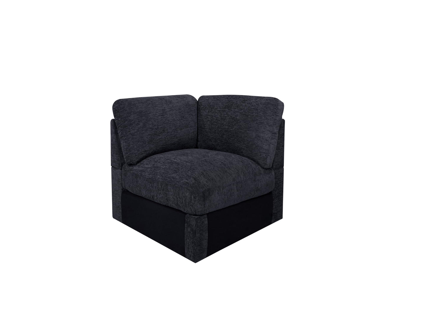 YOPTO 146" Convertible Sectional Sofa Couch,8 Seat Modular Living Room Furniture Sets with 2 Pillows & Movable Ottoman,Chenille Upholstered Cloud Couches,L-Shaped Comfy Sofas,for Living Room,Dark Gray