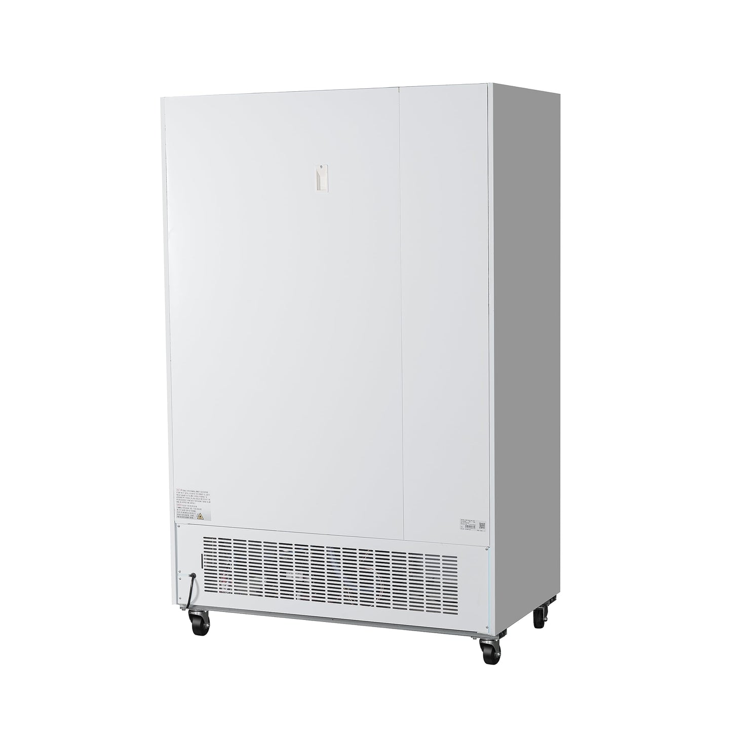 KoolMore 53 in. Commercial Two Glass Door Display Upright Freezer Merchandiser in White 45 Cu. Ft. (MDF-2GD-45C-WH)