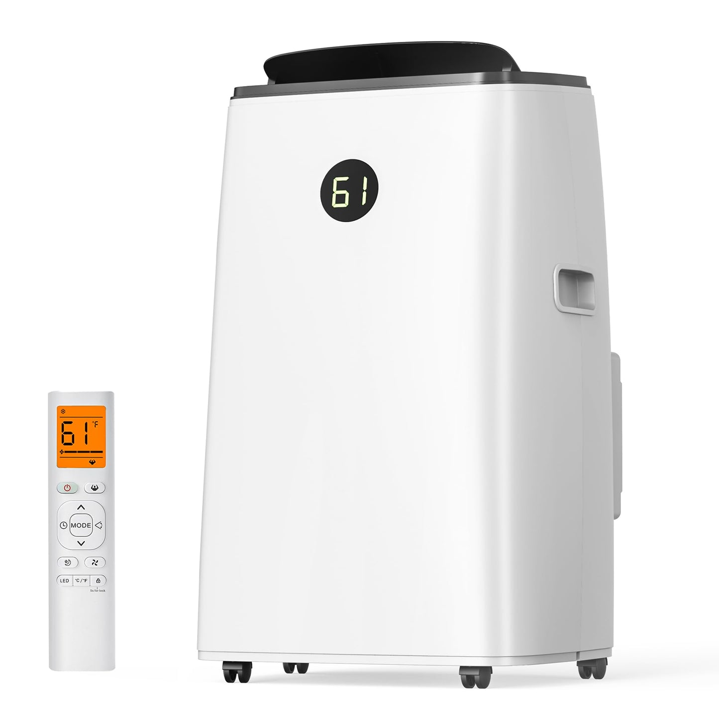 Humhold 14000BTU Portable Air Conditioners Inverter Technology,Dual Hose Fast Cooling Portable AC Unit for Large Room up to 700 sq.ft, w/t Dehumidifier & Fan, (42dB) Quiet Sleep Mode, Remote Control