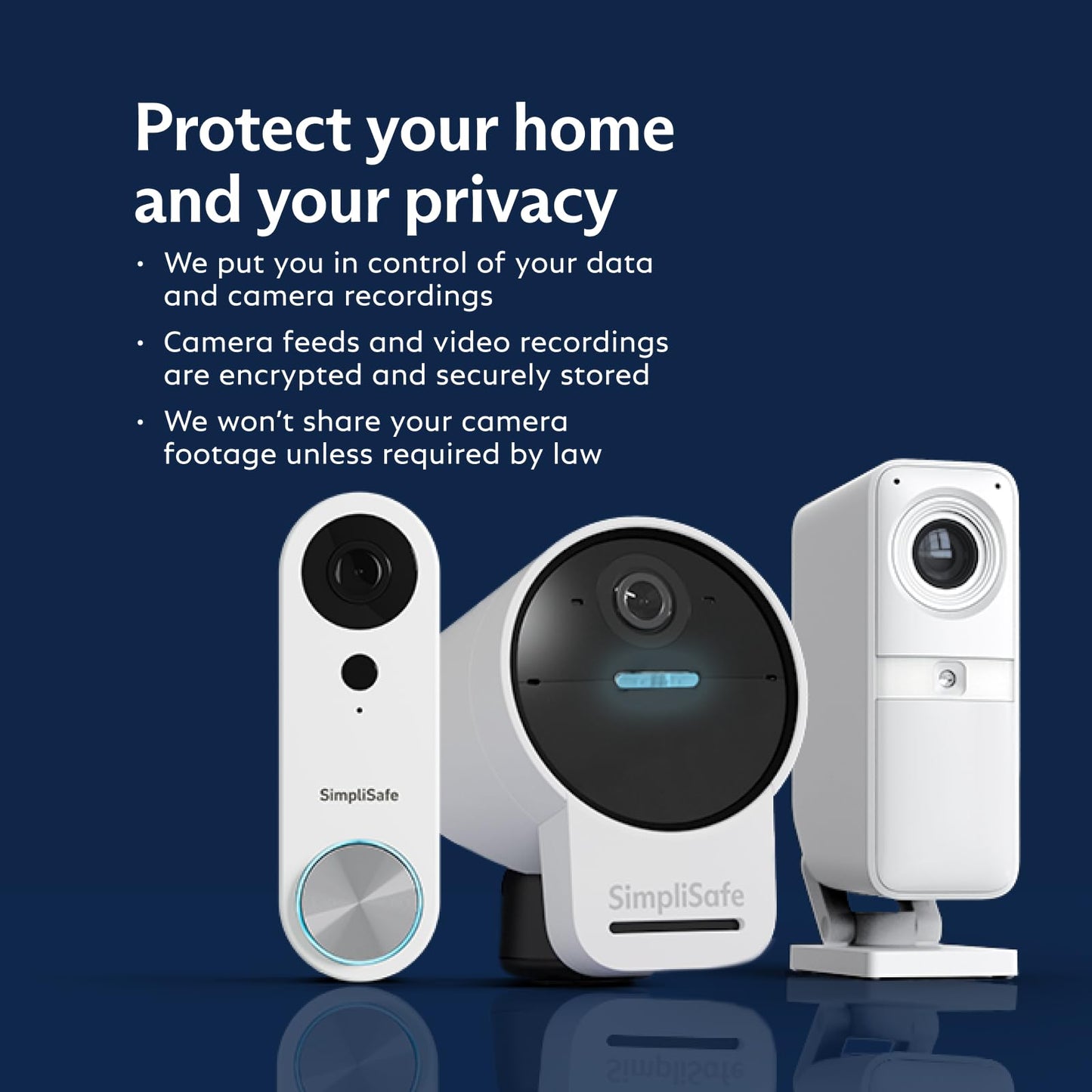 SimpliSafe 7 Piece Wireless Outdoor Camera Home Security System - Optional 24/7 Professional Monitoring - No Contract - Compatible with Alexa and Google Assistant