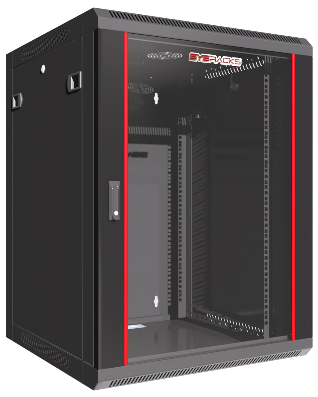 Sysracks Wall Mount Server Rack Cabinet 24"-Deep, 12U