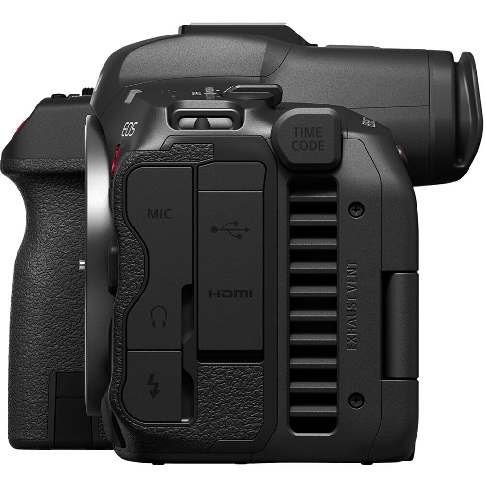 Canon EOS R5 C Mirrorless Cinema Camera 45MP Full Frame 8K RAW Video Dual Pixel AF Hybrid Photography Filmmaking Camera (5077C002) + Canon RF 24-105mm f/4L is USM Lens + 64GB Card + Bag