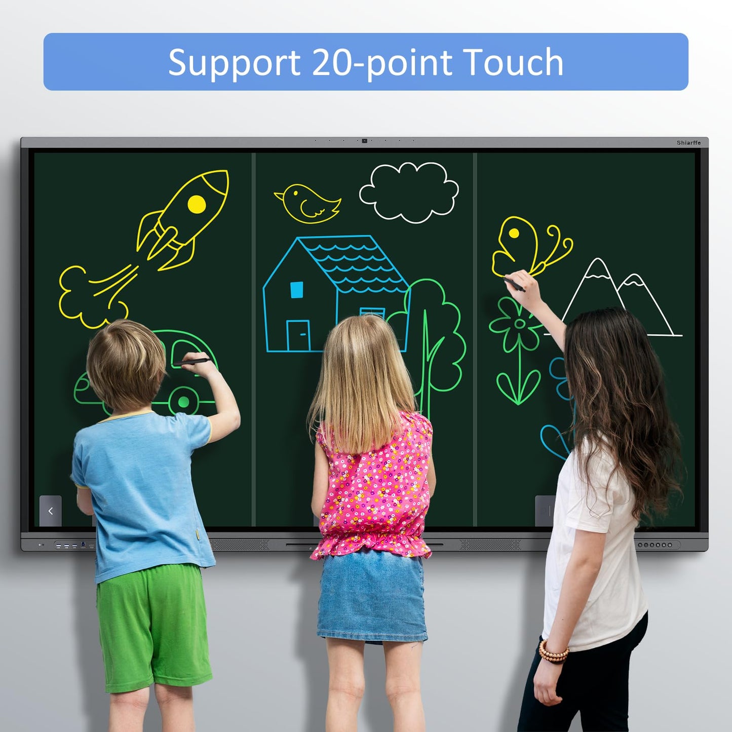 Shiarffe X5 Smart Board 4K 86 Inch Interactive Whiteboard