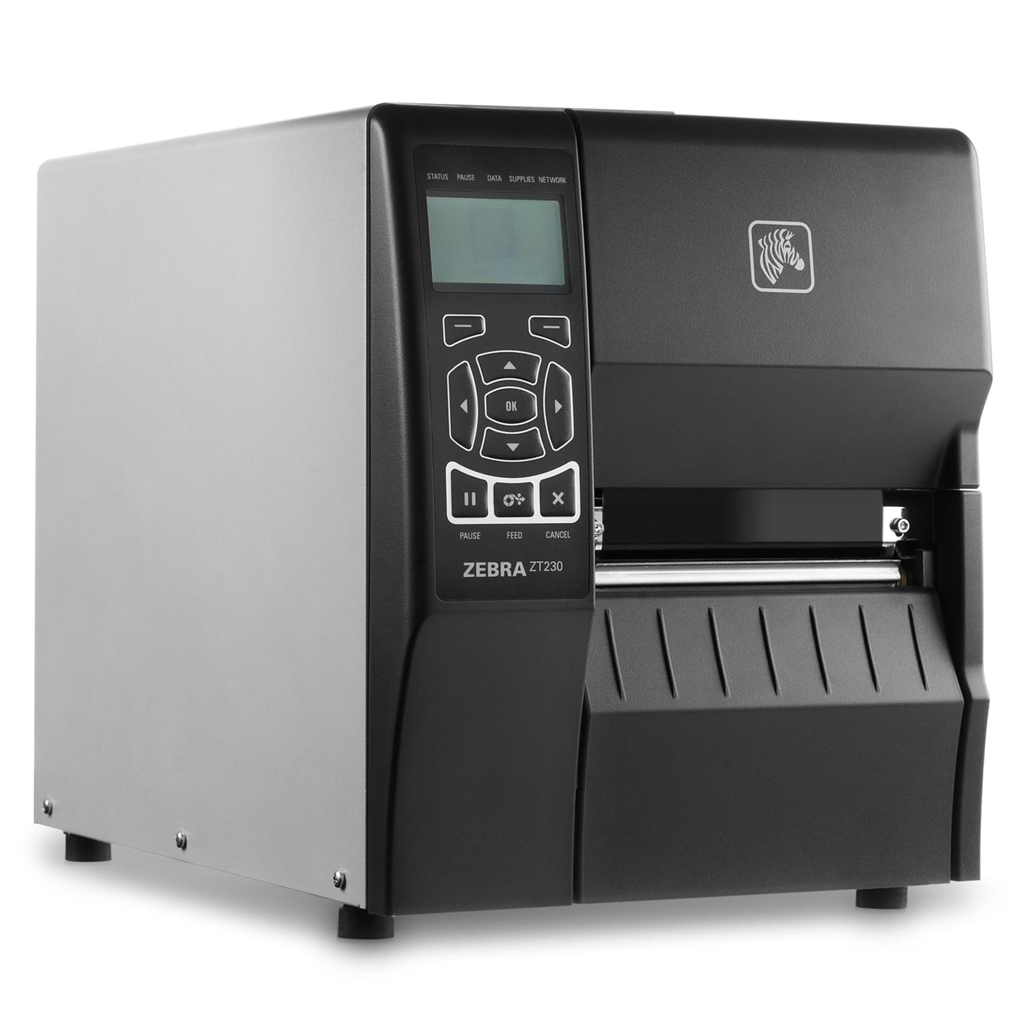 Zebra ZT230 Thermal Industrial Printer 4"| 203 DPI | No Ink Required | USB, Serial | LCD Screen | 1 Year Warranty | Thermal Transfer