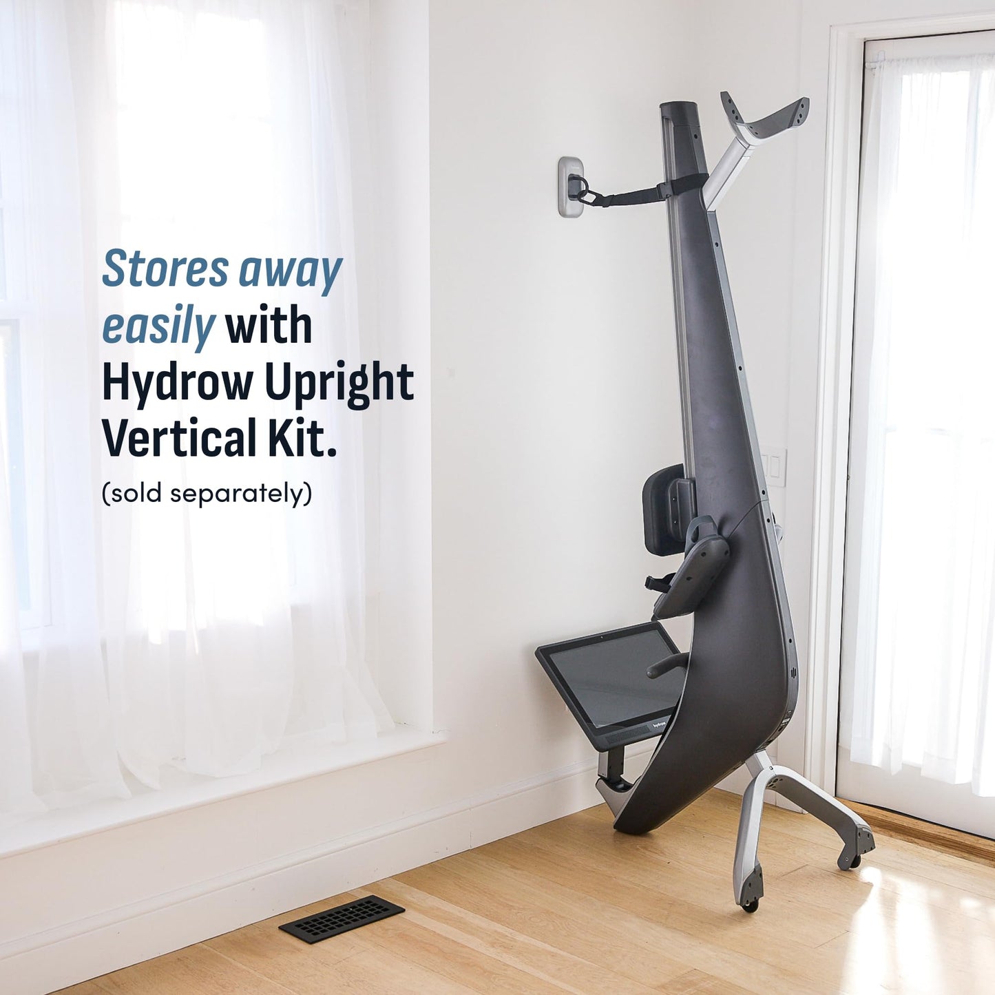 Hydrow Origin Rowing Machine for Home with Immersive 22'' Rotating HD Touchscreen - Live Row Machine Home Workout, Magnetic Drag Technology, 375lb Weight Capacity Rower - 30-Day Trial & Year Warranty