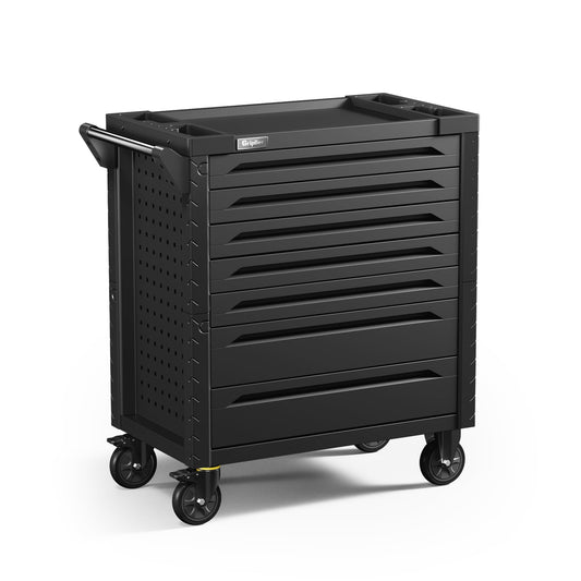 Griplier 7-Drawer Rolling Tool Chest,34.2W x 18.1D x 37.4H inches,Tool Storage Cabinet with Brake Wheels,Lock & Key for Garage, Warehouse,Repair Shop,Workshop(7 Drawers)