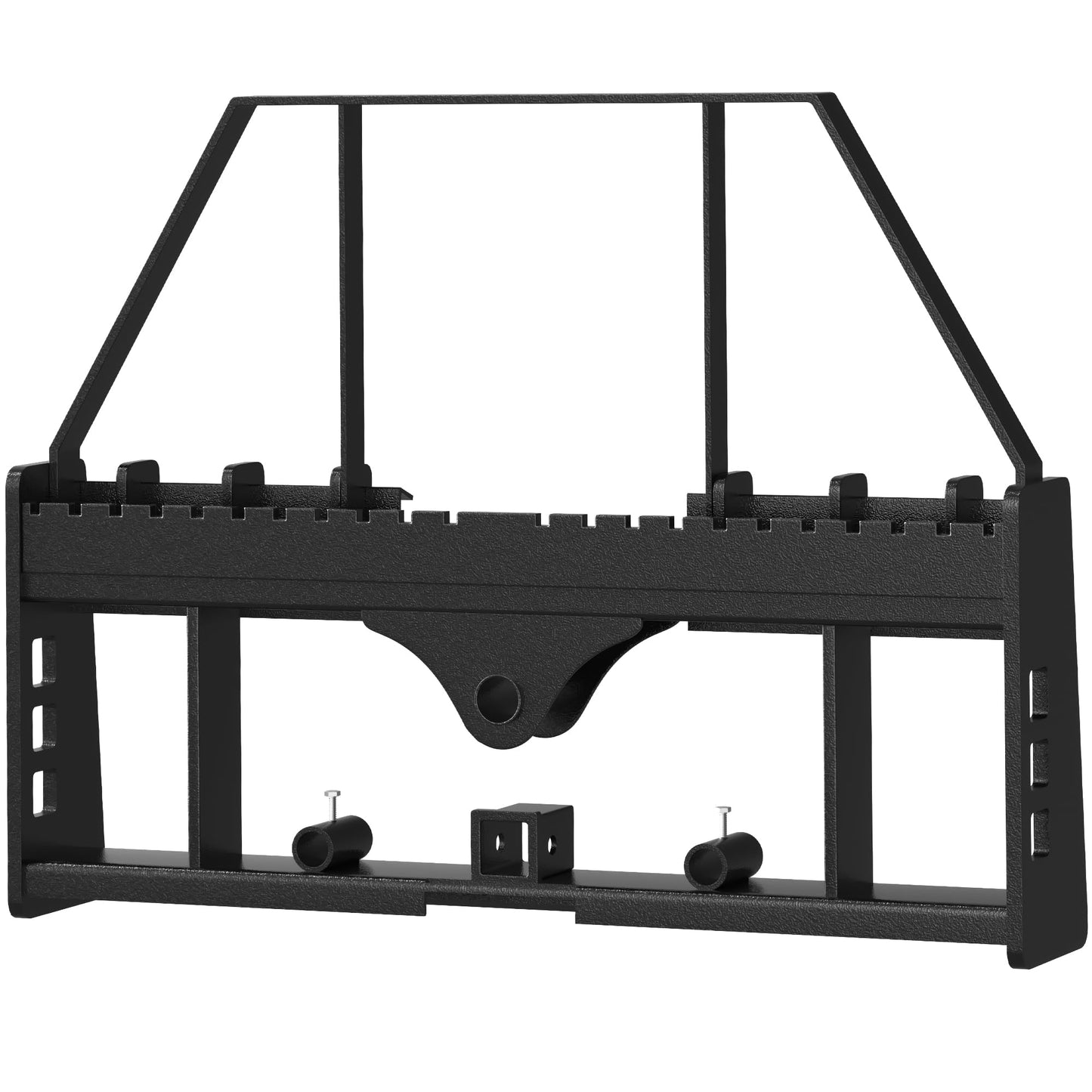 YITAMOTOR 4000lbs Pallet Fork Frame Attachment, 45" Skid Steer Pallet Fork Frame with 2" Hitch Receiver & Spear Sleeves for Loaders Tractors Quick Attach Mount