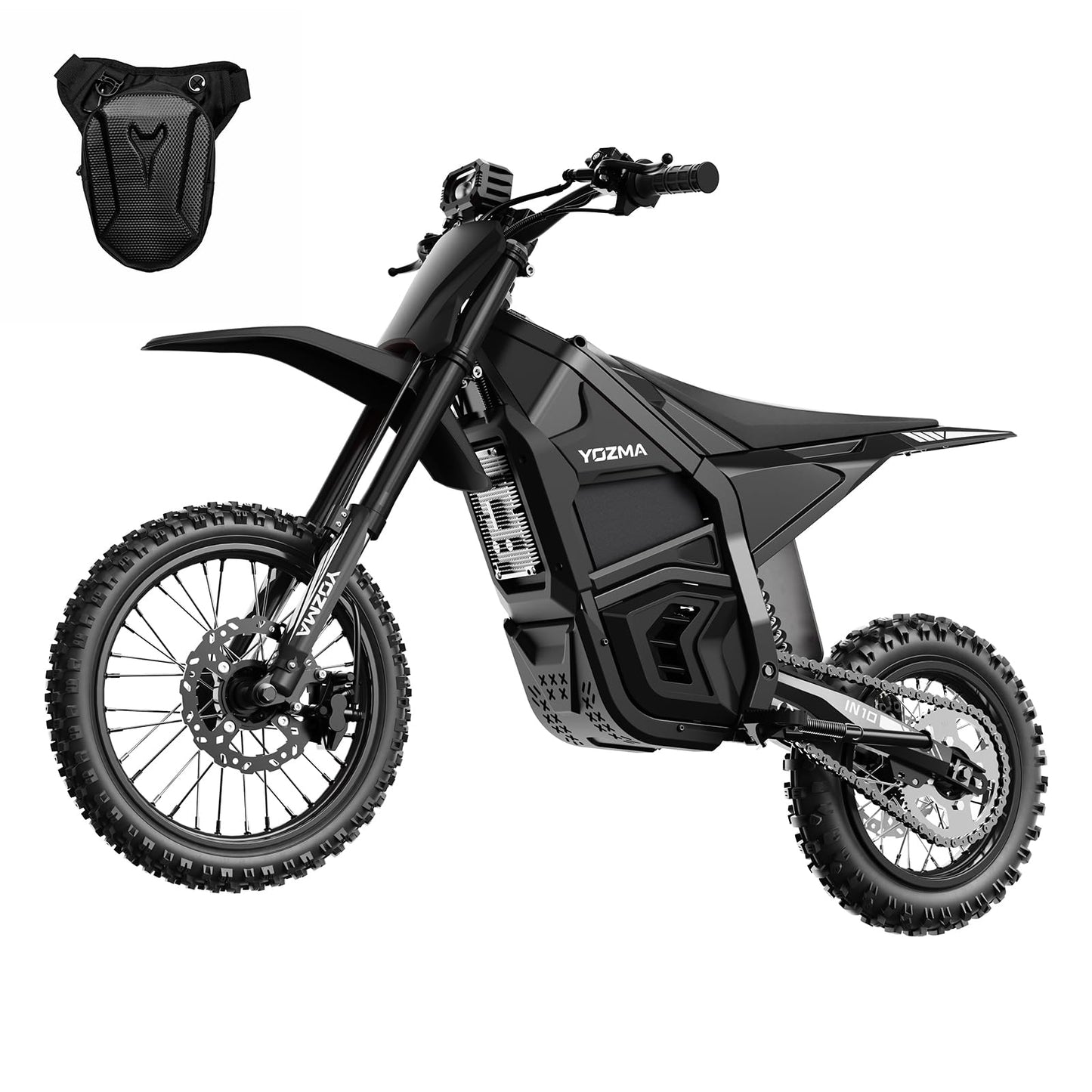 Yozma IN10 Electric Dirt Bike, 2600W 40MPH Electric-Motorcycle with 48V/23AH Battery Ebike, Full Hydraulic Brakes and Suspensions Mountain Off-Road E Dirt Bike, for Teens & Adults