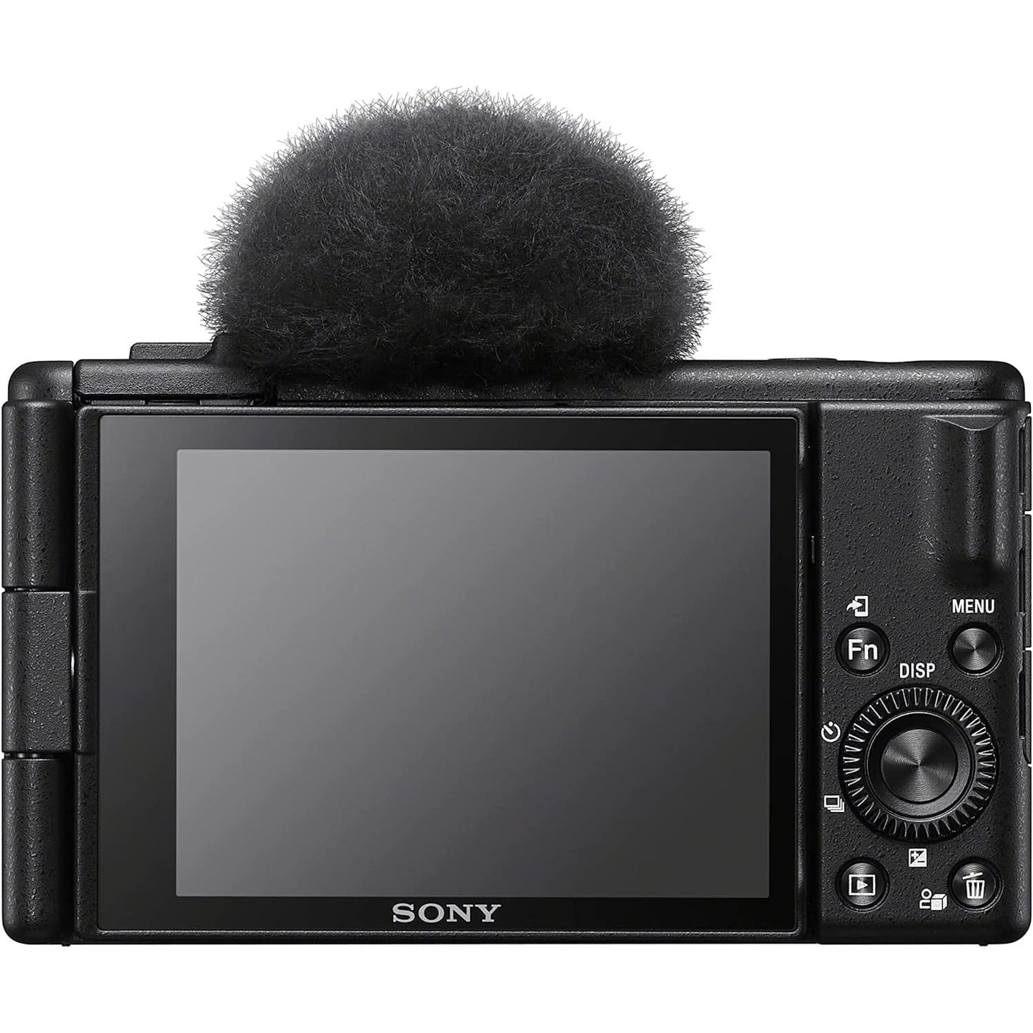 Sony ZV-1F Vlog Camera for Content Creators and Vloggers Black Bundle with Lexar 64GB High-Performance 800x UHS-I SDHC Memory Card + Camera Case + 1400 mAh Battery Pack