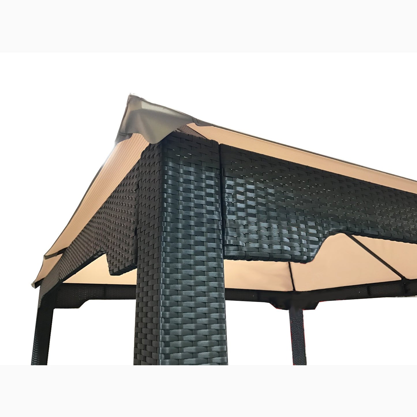 Garden Winds Replacement Canopy Top Cover for Xtremepower 10x10 Wicker Gazebo - Riplock 500