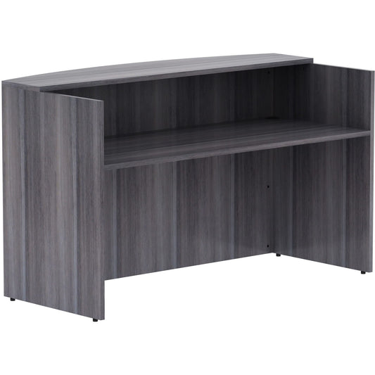 Lorell Weathered Charcoal Laminate Desking - 72" x 36" x 42.5"