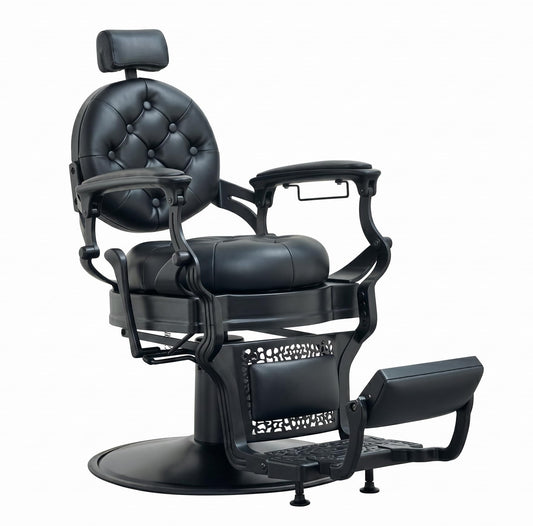 Antlu Barber Chair Salon Chair Hair Stylist, Vintage Heavy Duty 700lbs Hair Styling Chairs for Tattoo Barbershop Beauty Massage Tattoo (Black)