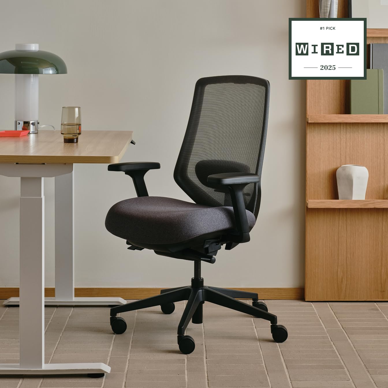 Branch Ergonomic Chair Pro - Mesh Office Chair with 14 Points of Adjustment - Height, Depth & Tilt Adjustable - 5D Armrests - Forward Tilt, Smooth Recline, and Lumbar Support - Boulder