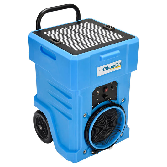 BlueDri AS1000 1000 CFM Portable Large Capacity HEPA Air Scrubber with Two-Stage Filtration, Blue