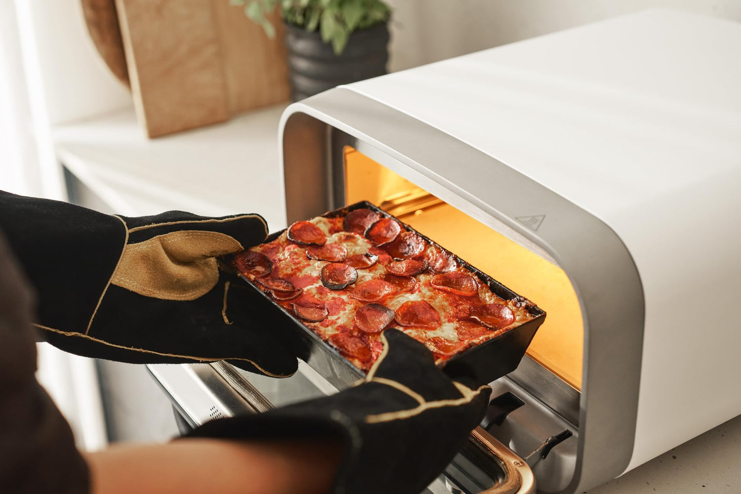 Ooni Volt 2 Electric Indoor Pizza Oven - Versatile Countertop Electric Toaster Oven, Cook 12 Inch Pizzas and More - Charcoal Grey