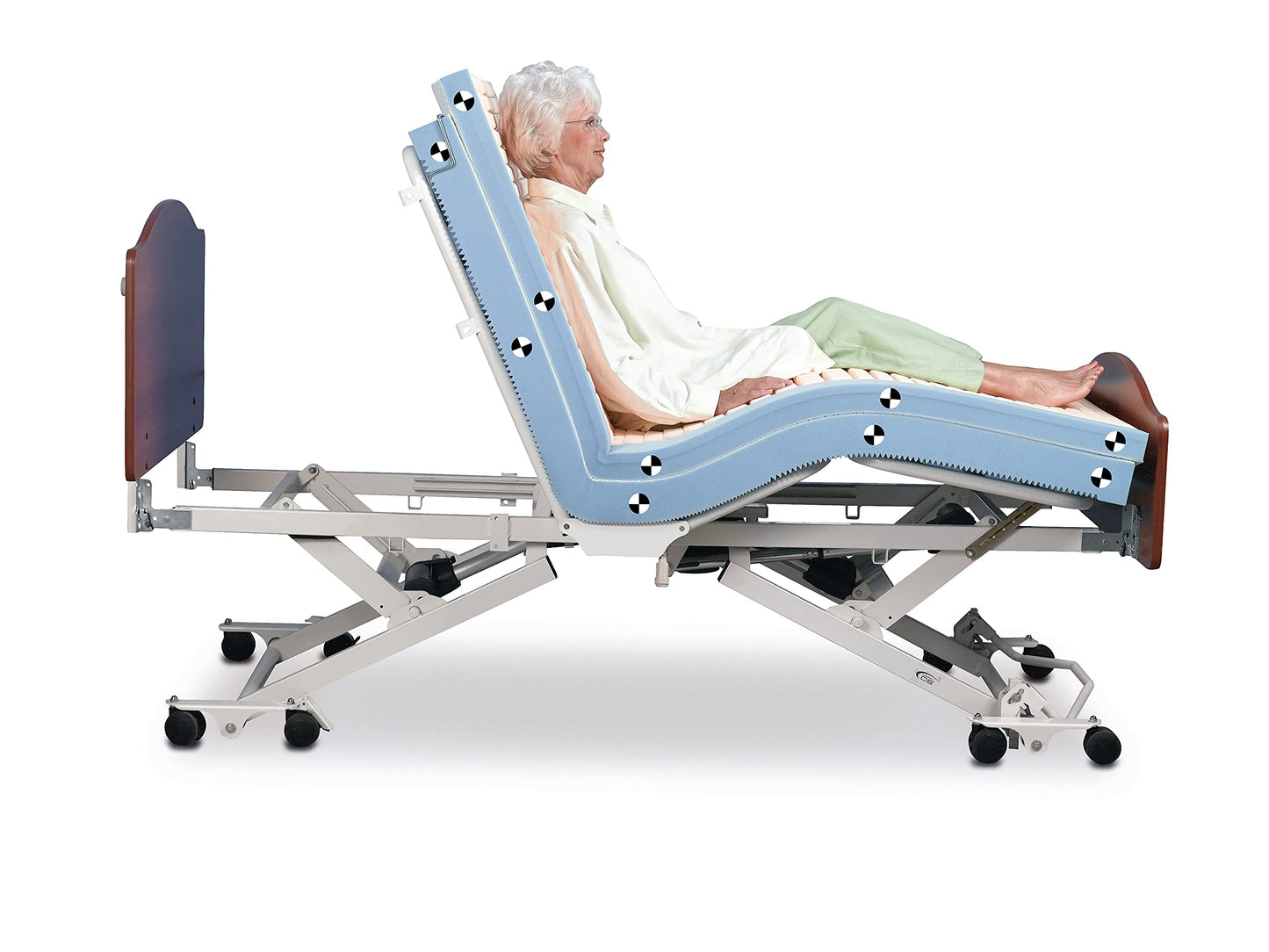 Invacare SRS2080W42 Glissando Bariatric Hospital Bed Mattress for Pressure Sore & Ulcer, 42" Width, 80" Length