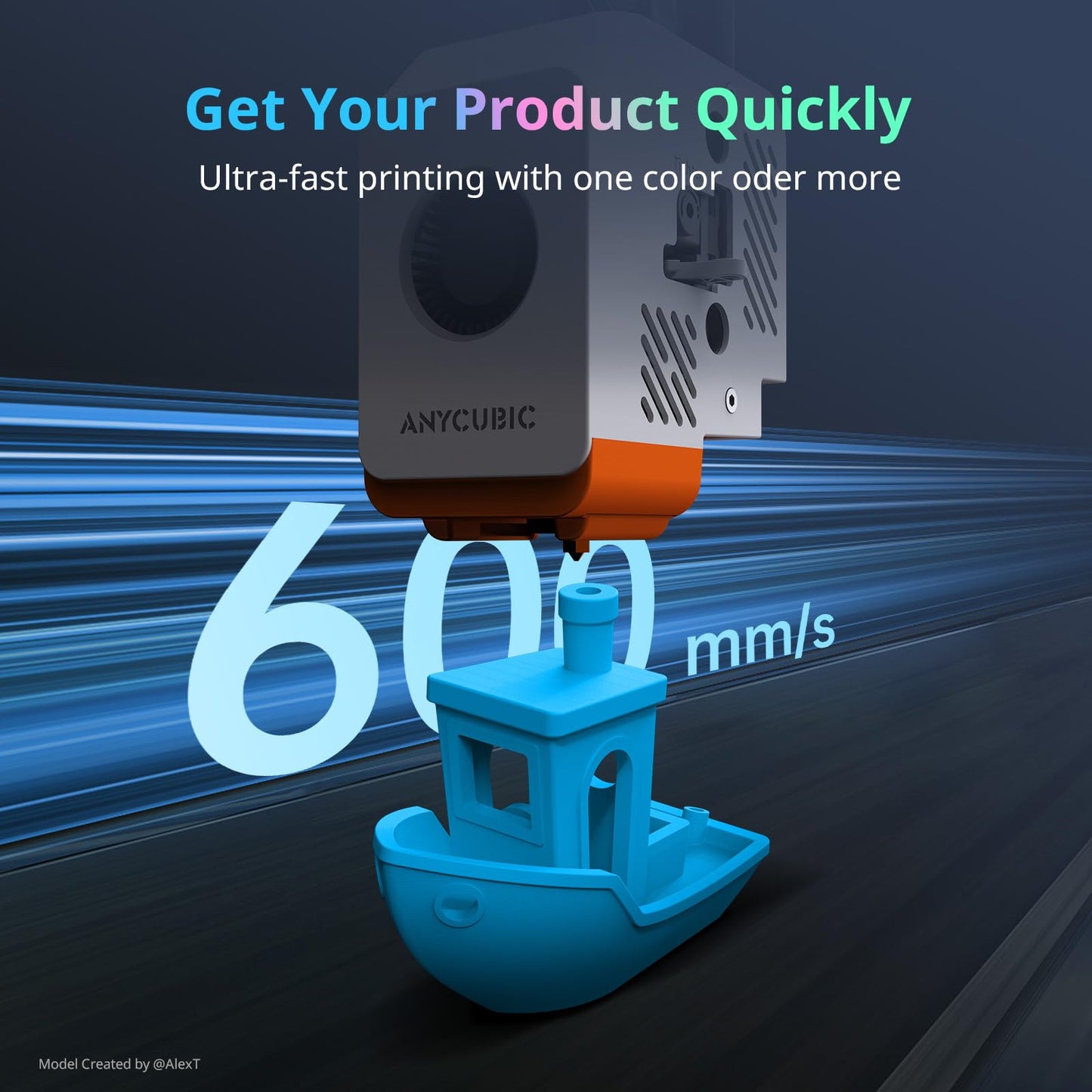Anycubic Kobra S1 ACE 2 Pro Combo Multicolor 3D Printer, FDM 3D Printer Enclosed with ACE 2 Pro Filament Dryer Box, 4 Colors Auto-Feed, High Speed 3D Printers for Kids Beginners Family Professional