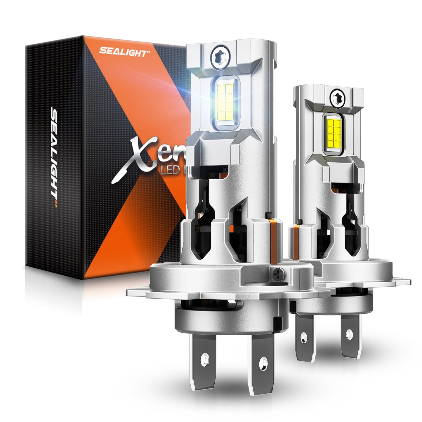 SEALIGHT H7 Bulbs 36000LM 2025 Edition, 99% Compatibility, Easy Installation, Pack of 2, White