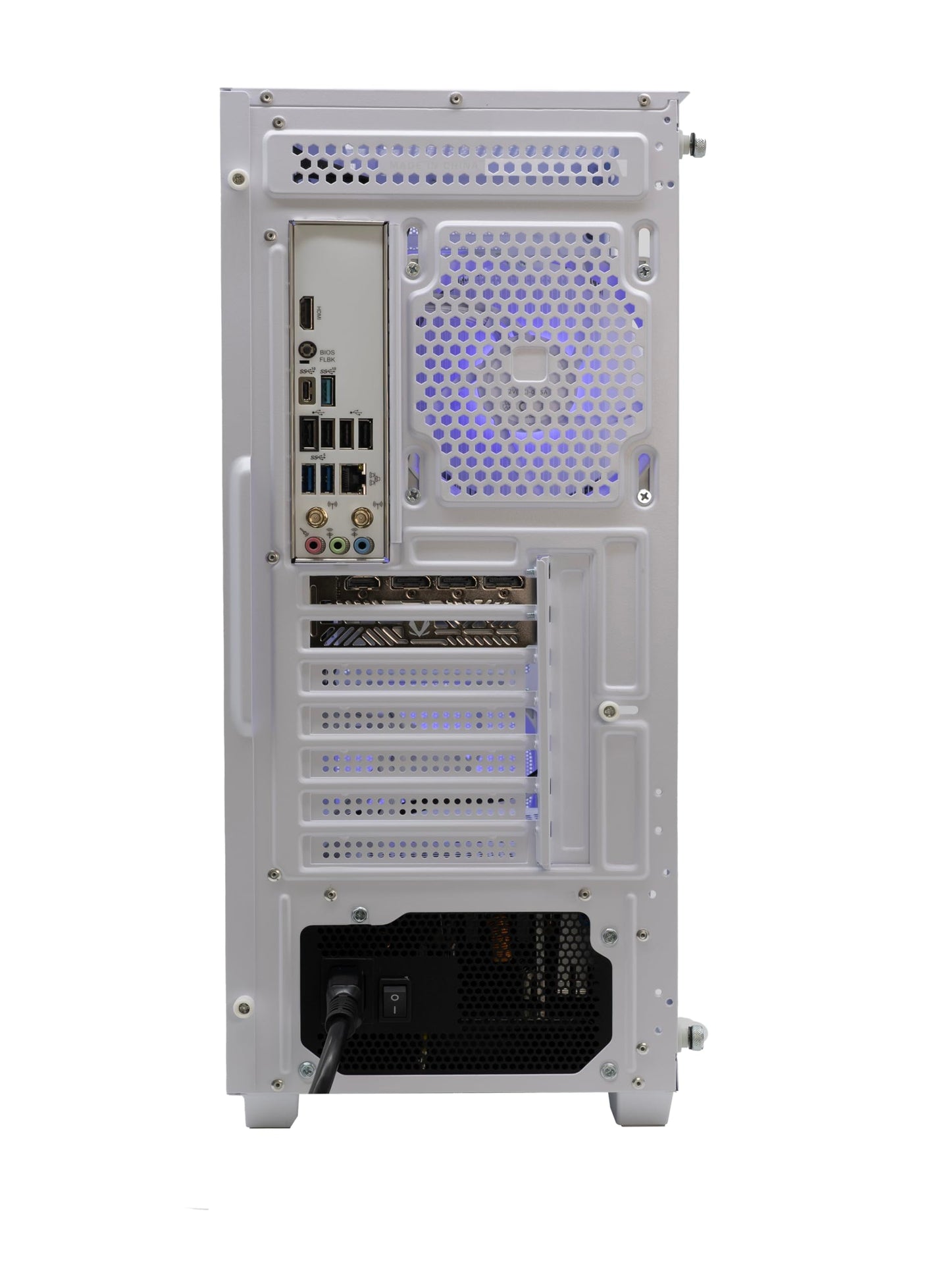 ZOTAC MEK Gaming PC Desktop, NVIDIA GeForce RTX 5060 8GB GDDR7, AMD Ryzen 5 9600X Up to 5.4GHz, 16GB DDR5, 1TB NVMe SSD, 650W 80+ Gold PSU, WiFi 6E, Bluetooth 5.3, Windows 11 Home, White