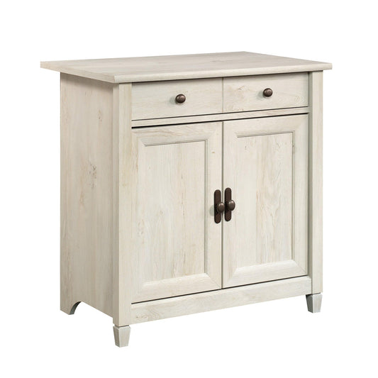 Sauder Edge Water Accent Storage Cabinet with Doors, Utility Cabinet, in Chalked Chestnut finish