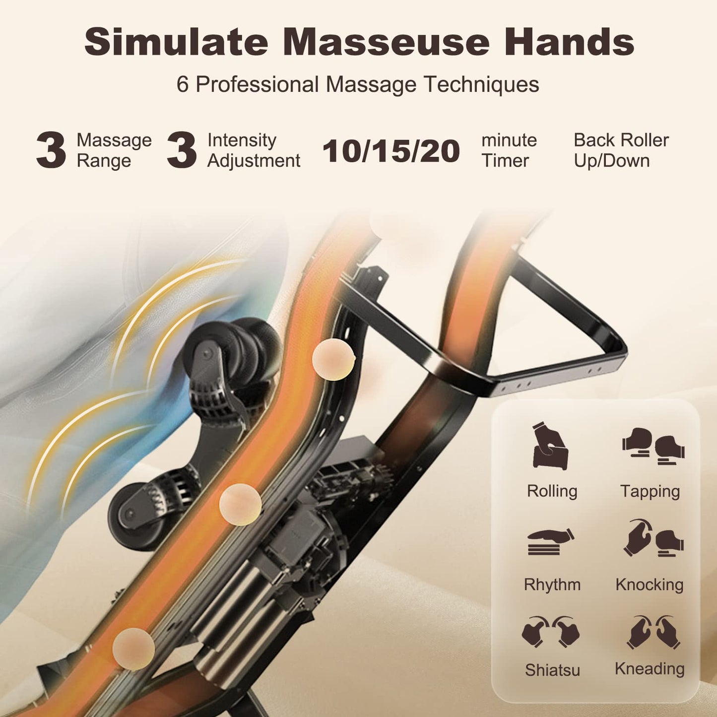 Giantex Massage Chair Full Body, Electric Recliner Chair w/Zero Gravity, SL Track, Reversible Footrest, Back Heater, Wheels, Shoulder Detection, Calf Airbag, No Installation, Free Indoor Delivery
