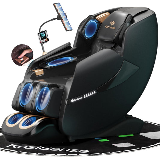 KoziSense A18 3D Massage Chair Full Body, Zero Gravity SL-Track Shiatsu Massage Recliner Chair with Heat, AI Control, Body Scan and Calfrest Extension (Upgraded)