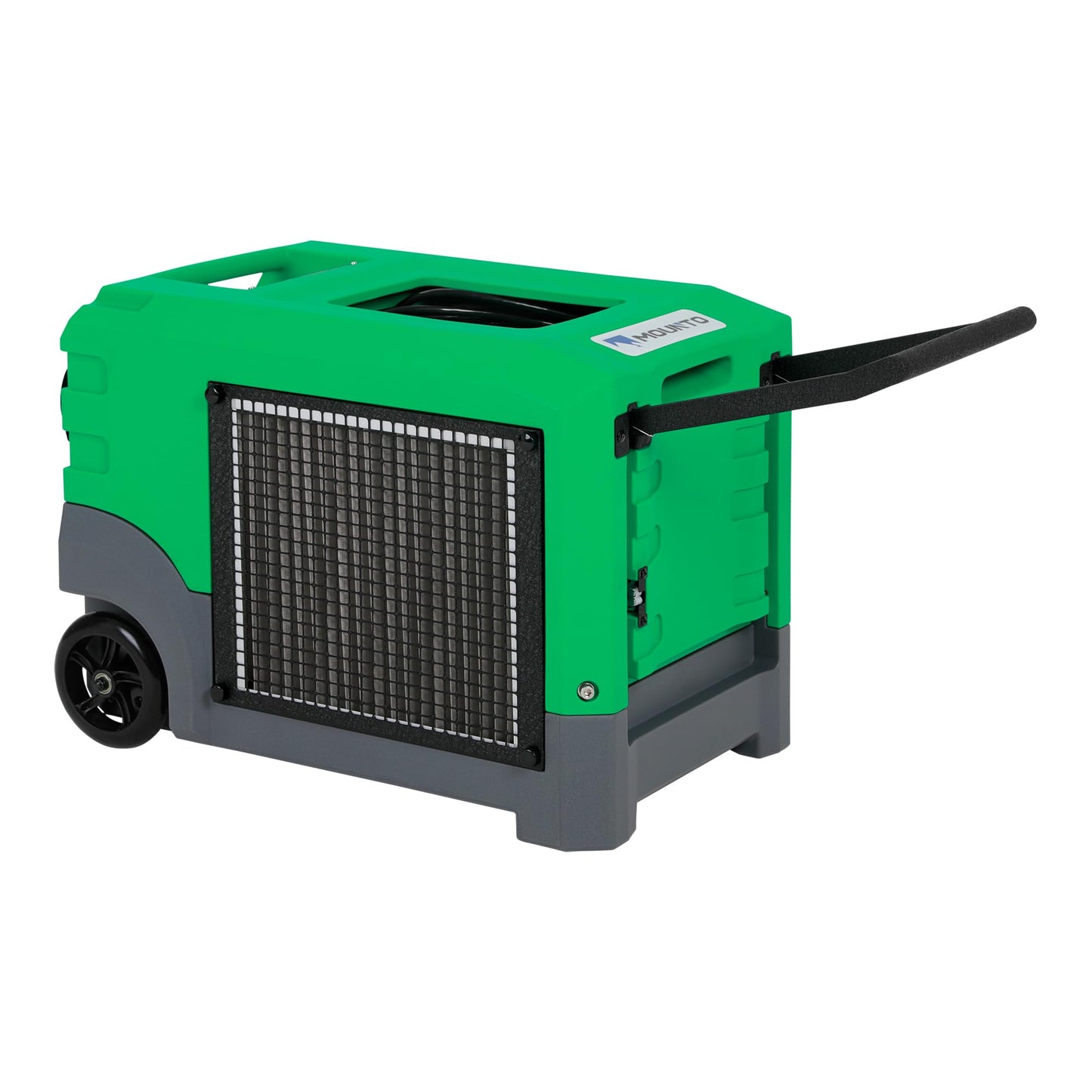 Mounto MOUNTO 268Pints LGR Commercial Compact Dehumidifier with Pump and Drain Hose, LGR Portable Dehumidifier with wheels for Home, Basements, Garages, and Job Sites (Green)