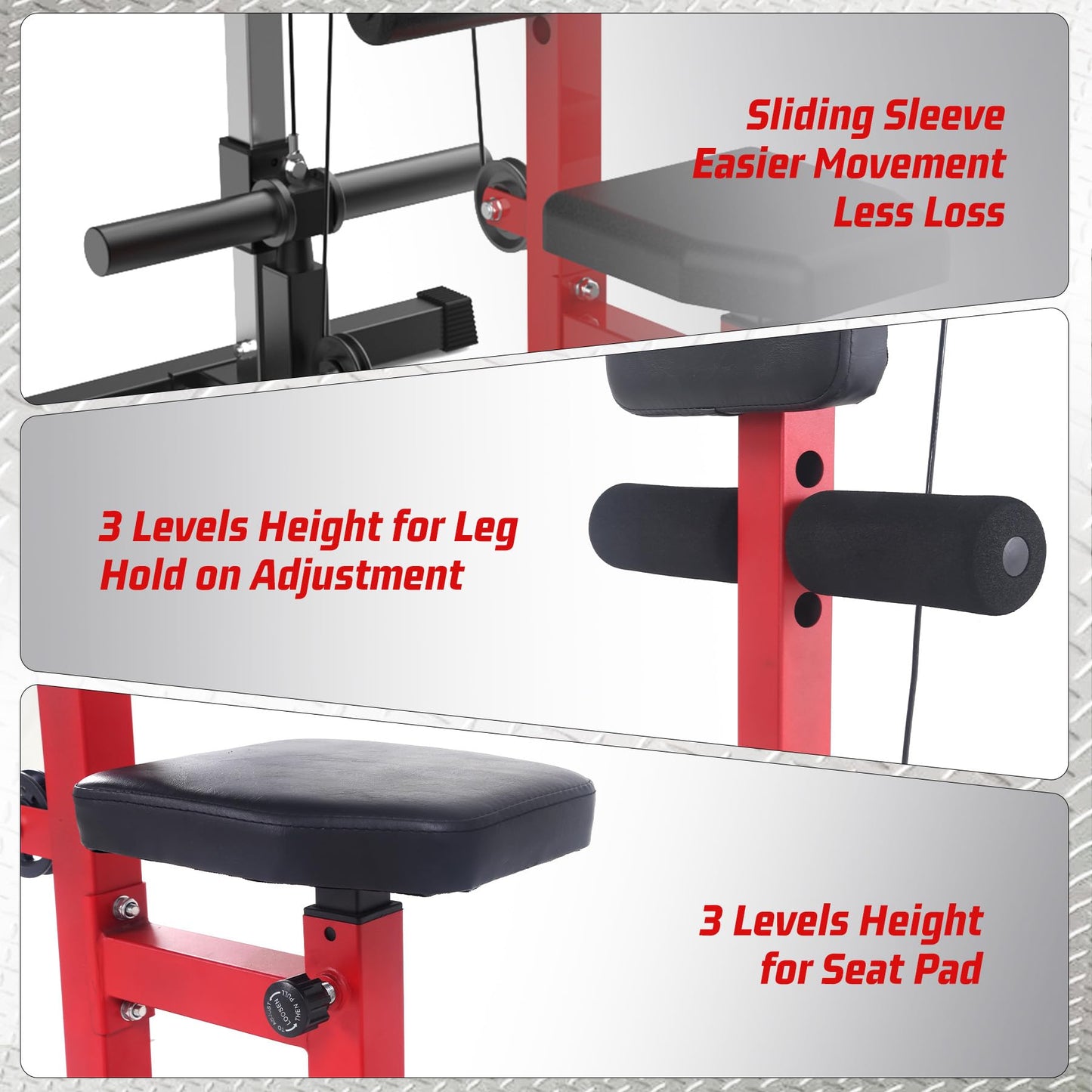 LAT Machine with High and Low Pulley Station