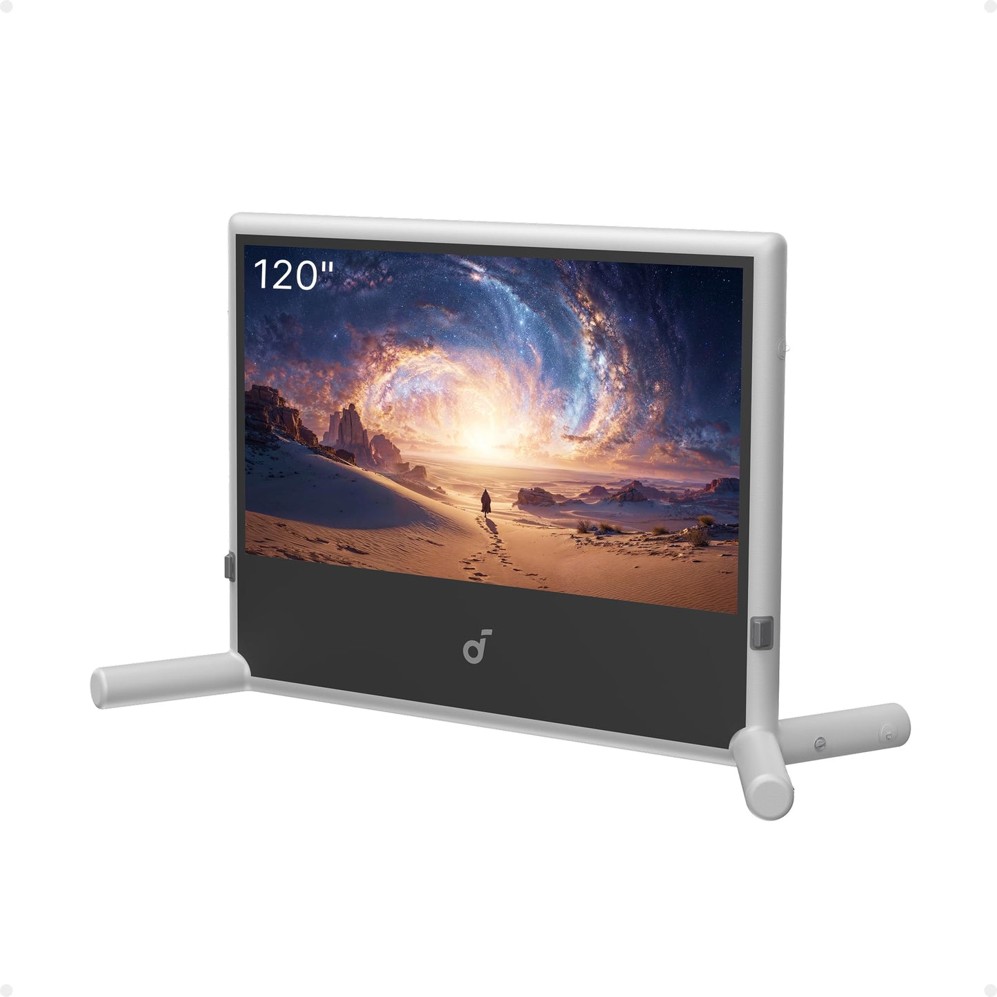 Soundcore Nebula 120-Inch Silent Inflatable Theater Screen with Air-Tight Design for Zero Noise, Battery-Powered Pump, Wind-Resistant Structure, Anti-Wrinkle Material for Sharp Image Quality