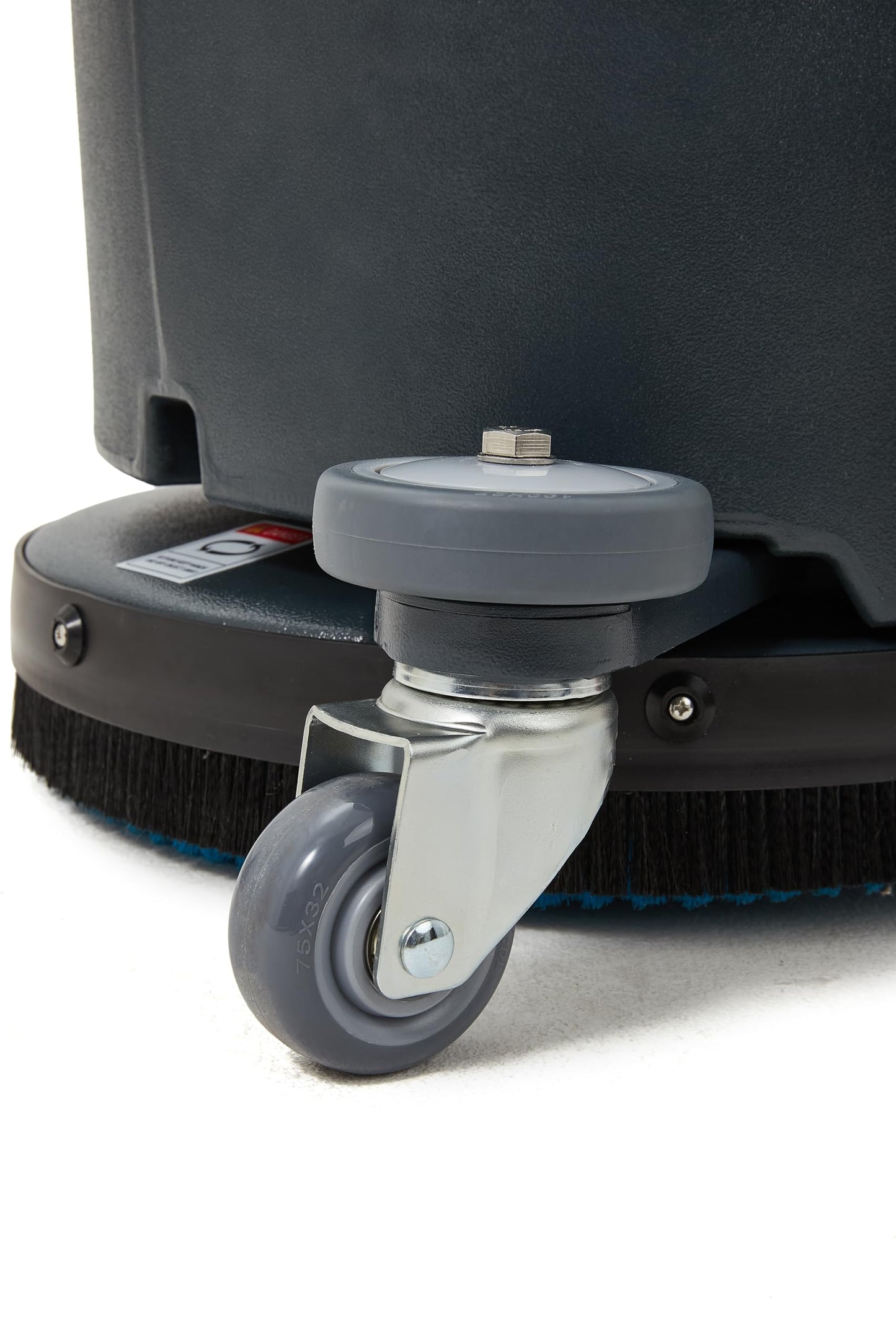 Battery Powered Walk Behind Floor and Carpet Scrubber Buffer Polisher Machine, 16" Brush, 21.5" Squeegee Width, 6.5 gal Tank, Brush Speed 200 RPM, Includes a Hard Brush Soft Brush and 3 Scouring pads