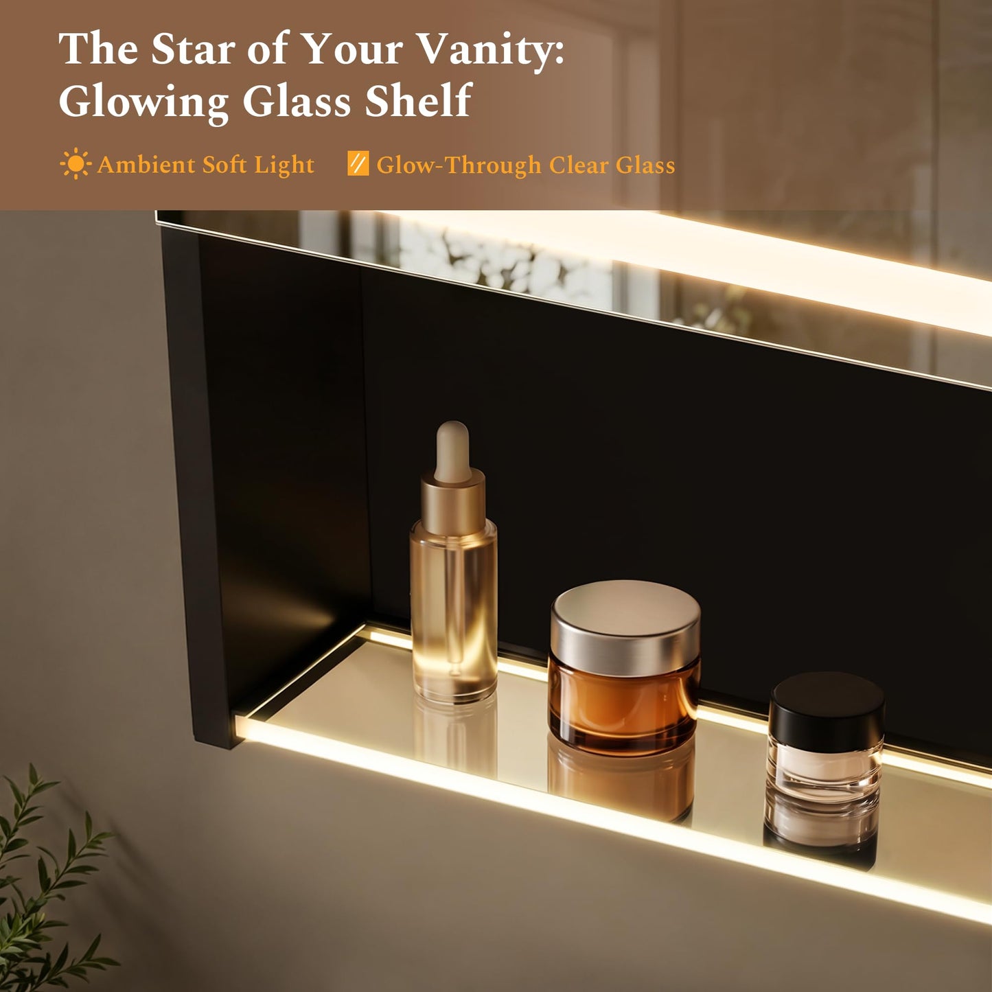 MIRROLIA 30"×34" LED Lighted Medicine Cabinet with Backlight, Adjustable Brightness 3 Color Temperature Lighting Anti-Fog Mirror 2 Socket & 2 USB Ports & Adjustable Shelf Wall Mounted