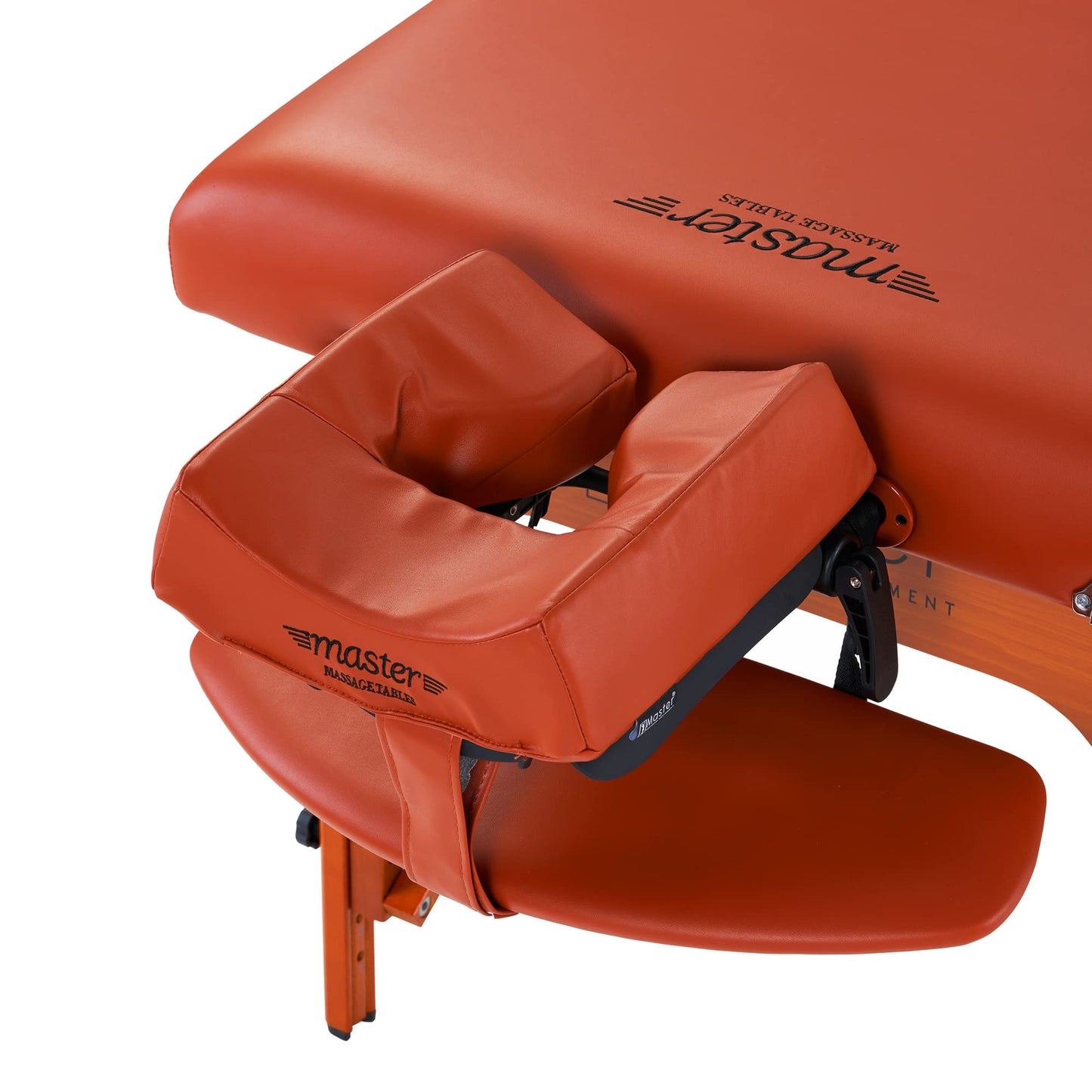 Master Massage 31" Santana Pro Portable Massage Table Package, Memory Foam Cushioning, Reiki Leg Panels, Mountain Red- Tattoo Table- Spa Bed- Folding Massage Table- Facial Bed