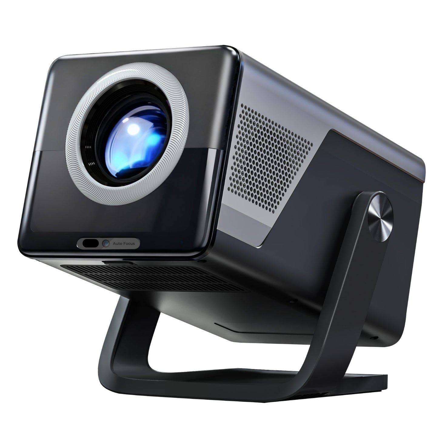 [2000 ANSI Daylight Visible] Native 1080P Smart Video Projector 4K 8K Input, Android 14 Projecteur Portatif with HiFi Sound, Auto Focus & Keystone, WiFi Bluetooth Home Theater for iPhone/Netflix X7
