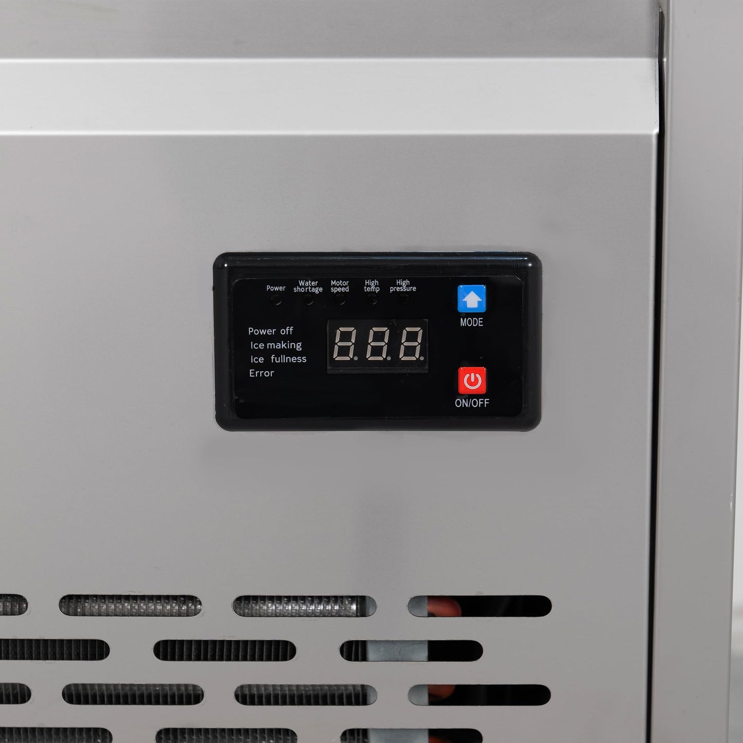 SPT SZB-22 44-lb Automatic Flake Ice Maker in Stainless Steel with Inline Water Filter