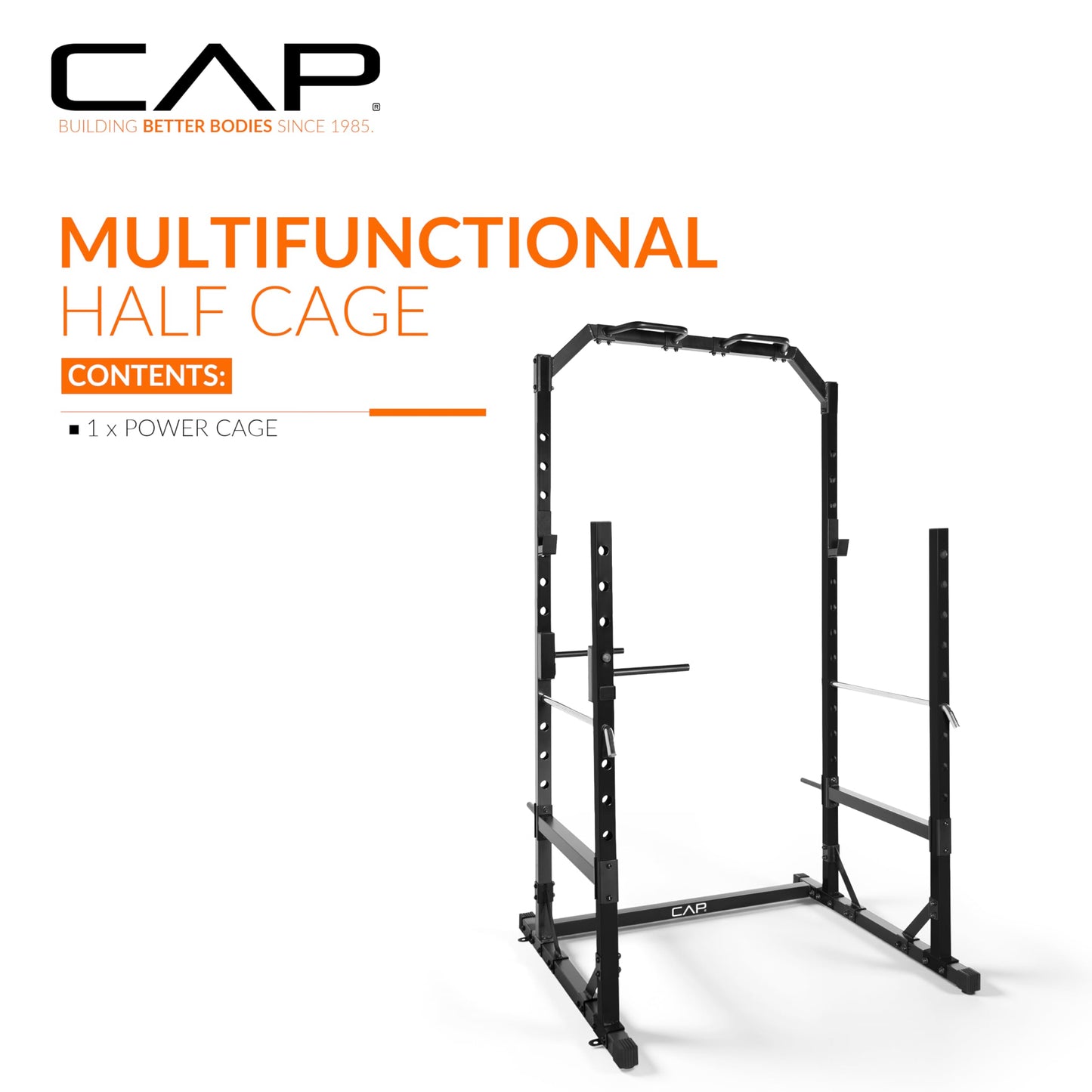 CAP Barbell Multi Use Power Rack, Yellow