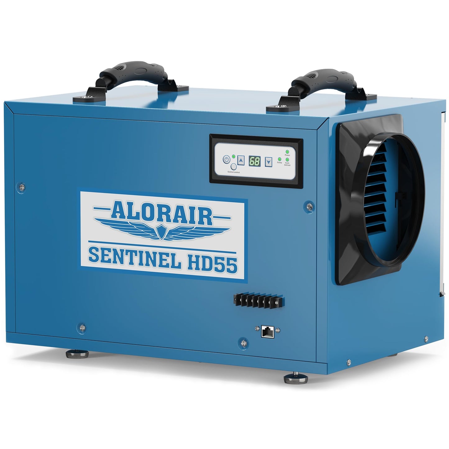 ALORAIR Commercial Dehumidifier 113 Pint, with drain Hose for Crawl Spaces, Basements, Industry Water Damage Unit, Compact, Portable, Auto Defrost, Memory Starting, 6 Years Warranty, Sentinel HD55