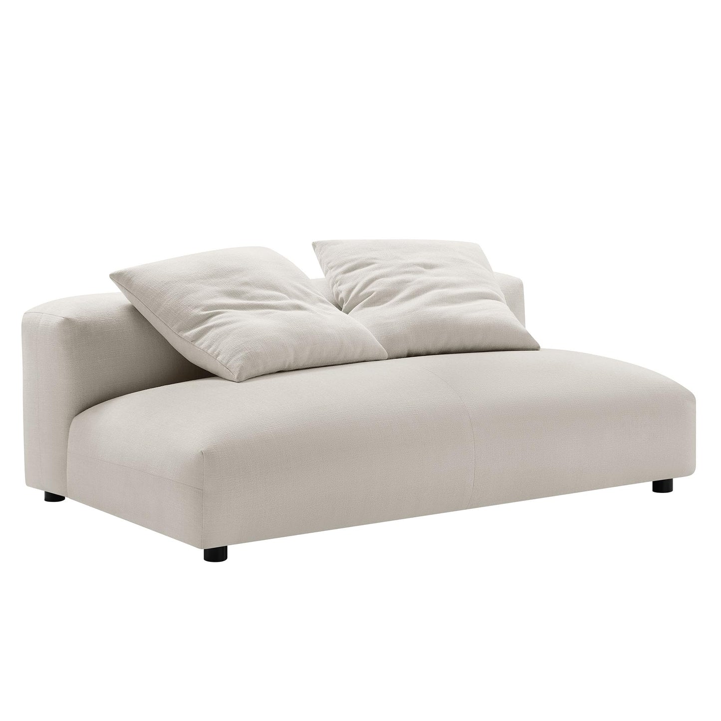 Modway Solace Sectional, Oversized, Salt