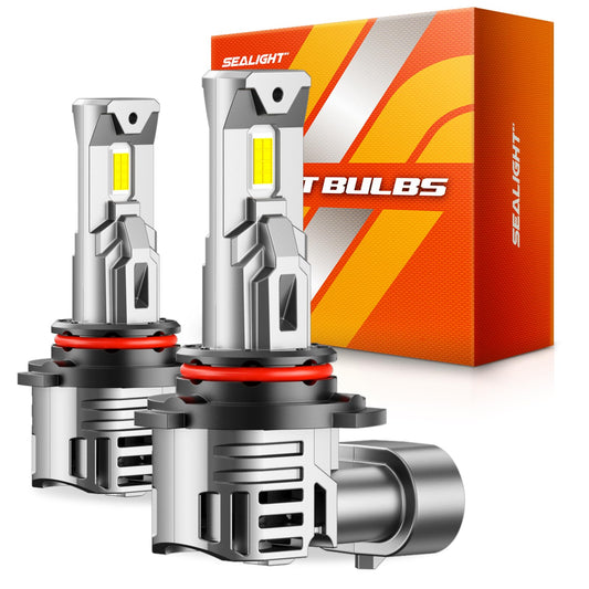 SEALIGHT 9005 LED Bulbs, 800% Brightness, 30000LM, 6500K White, S1-PRO Fog Light, IP68, 2 Pack